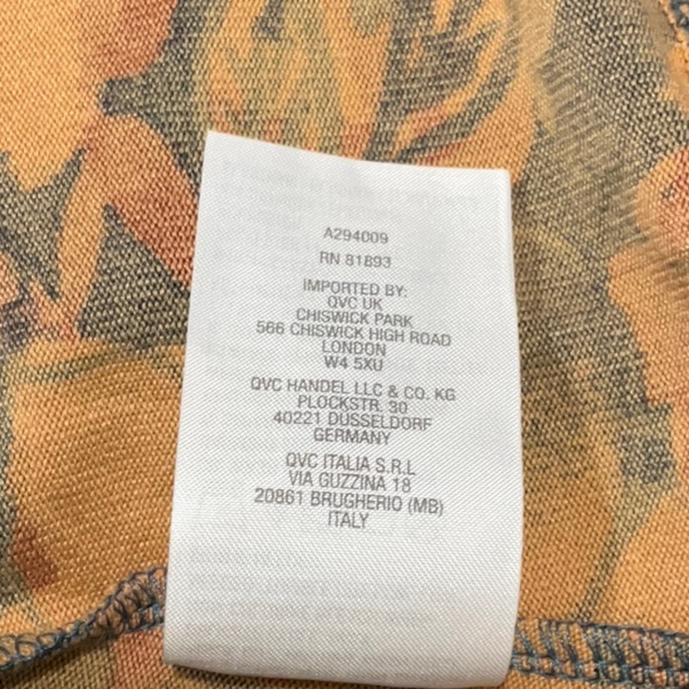 D & Co. Brushed Heavenly Jersey Floral Tunic, NWOT - Picture 11 of 11